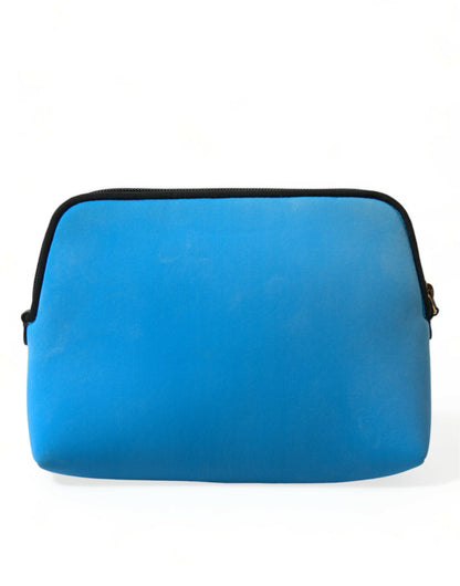 Dolce & Gabbana Elegant Blue Hand Pouch with Strap