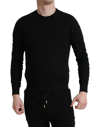 Dolce & Gabbana Elegant Silk Crewneck Sweater for Men