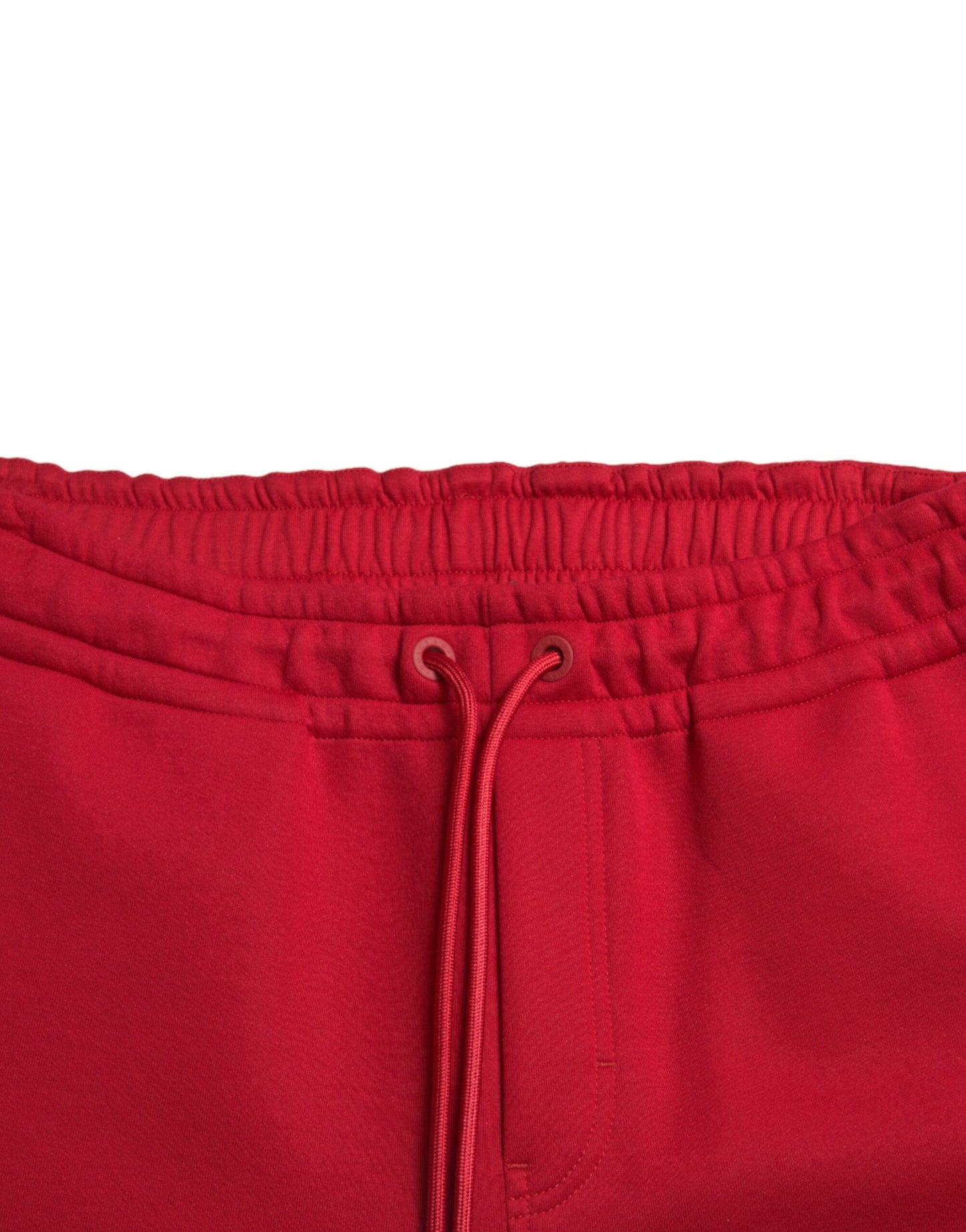 Dolce &amp; Gabbana – Rote Skinny-Jogginghose aus Baumwollmischung