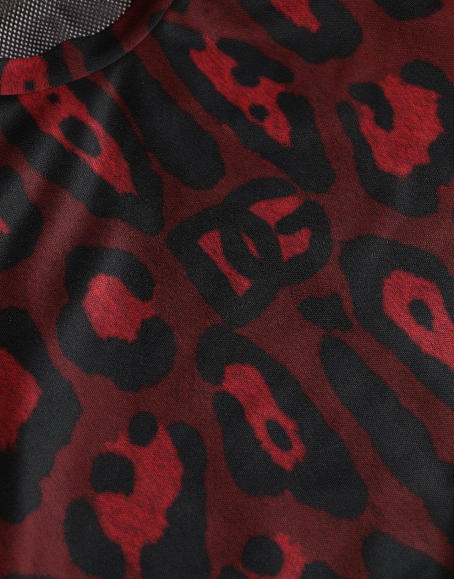 Dolce & Gabbana Red Leopard Print Sleeveless Men Tank T-shirt