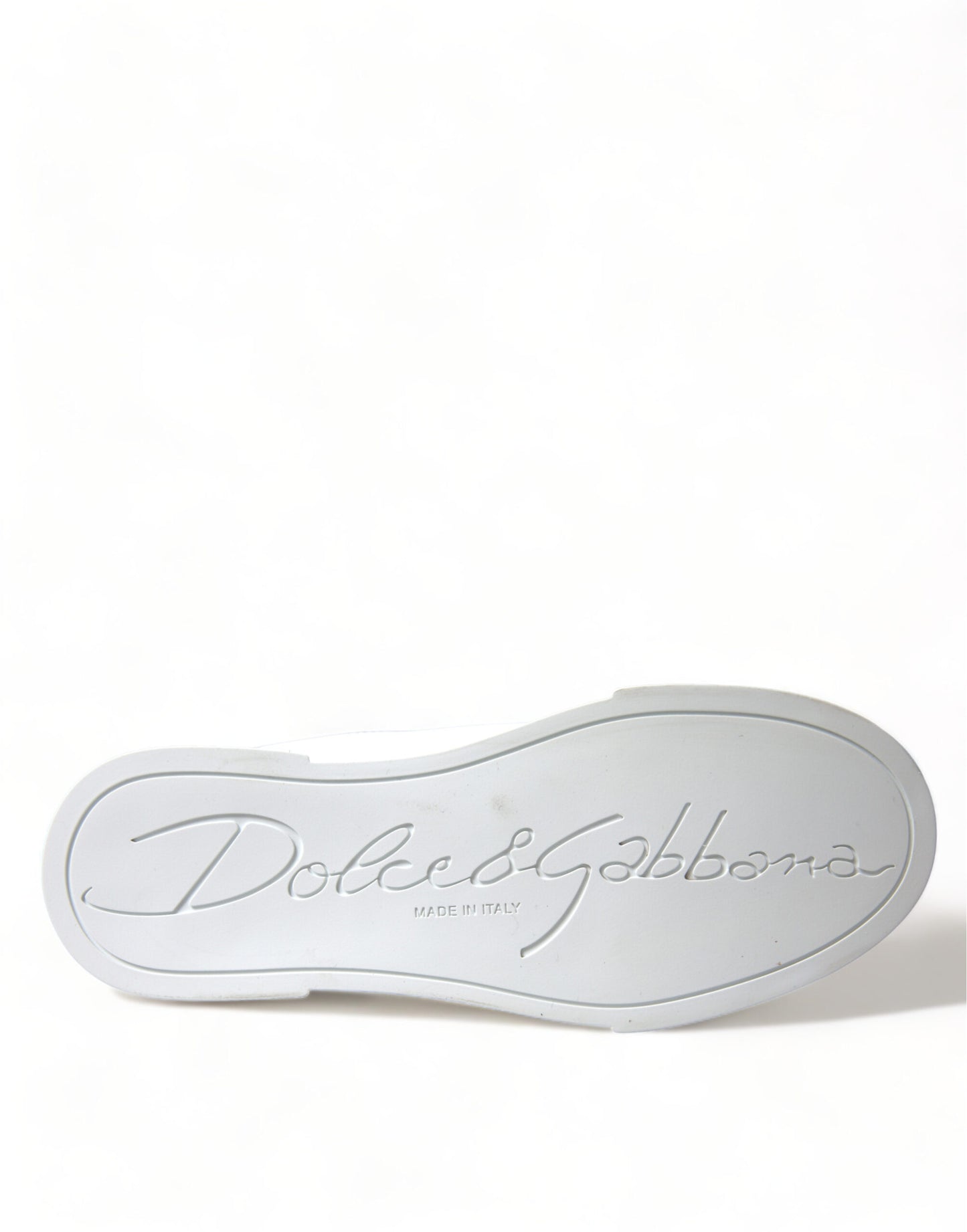 Dolce &amp; Gabbana White Love Patch Portofino Classic Sneakers Schuhe