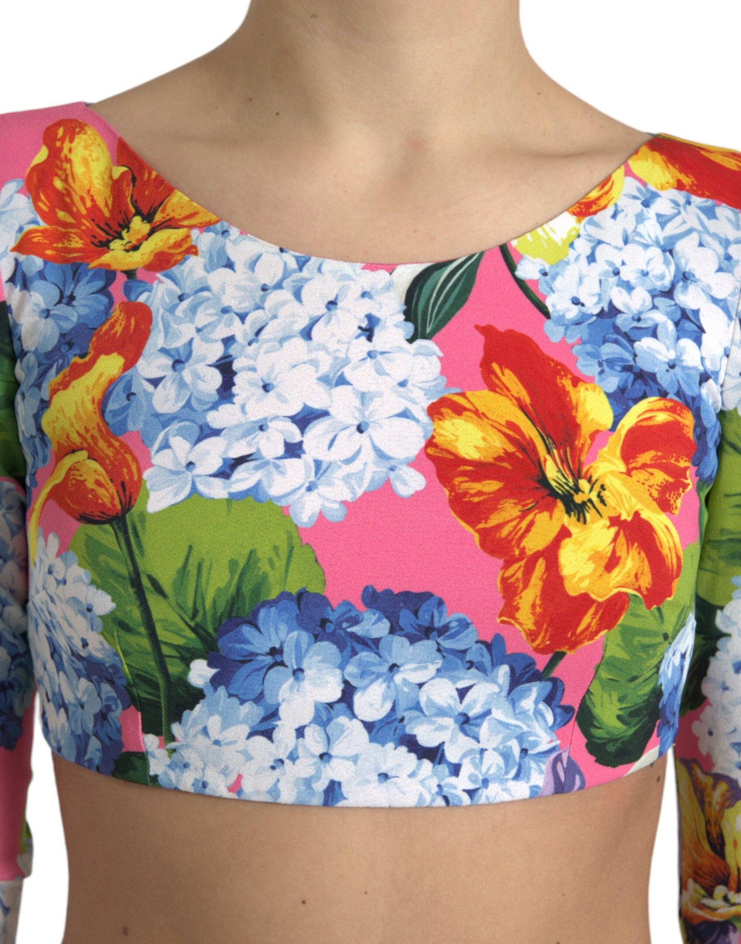 Dolce & Gabbana Floral Elegance Cropped Top