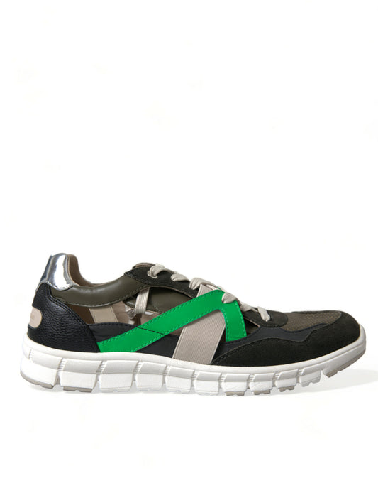 Dolce & Gabbana Exquisite Multicolor Low-Top Designer Sneakers