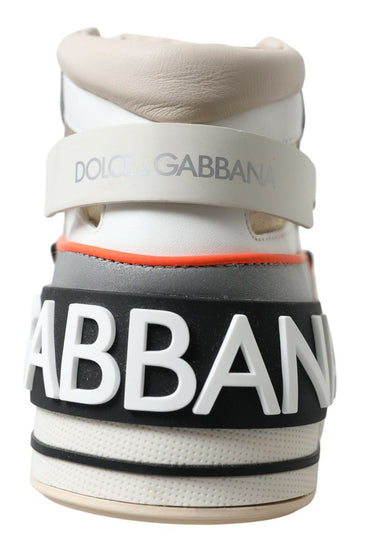 Mehrfarbige High-Top-Sneakers aus Leder von Dolce &amp; Gabbana