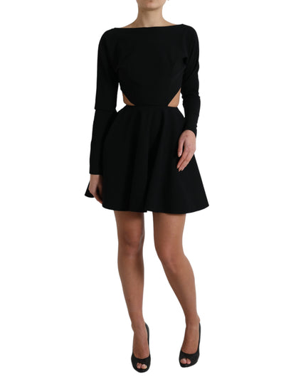 Dolce & Gabbana Elegant Cut Out A-Line Mini Dress