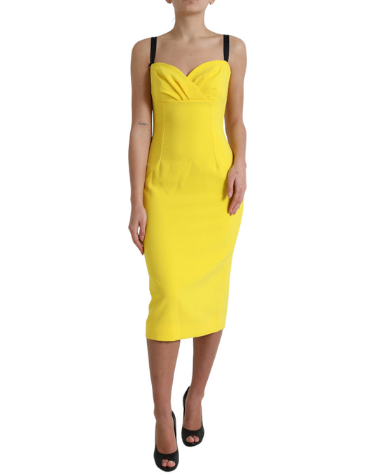 Dolce & Gabbana Sunshine Chic Sleeveless Midi Dress