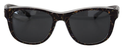 Dolce &amp; Gabbana Black Bird Square Vollrand-Acetat-Sonnenbrille DG4284