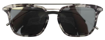 Dolce &amp; Gabbana Grey DG4327-B Sonnenbrille mit grauem Rahmen und grauen Metallgläsern