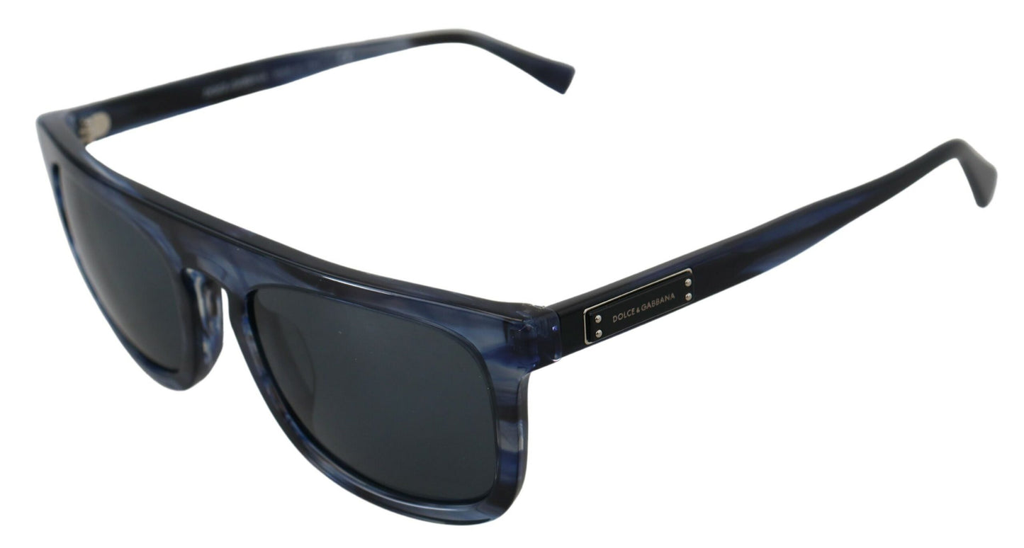 Dolce &amp; Gabbana Blue DG4288 Vollrand-Sonnenbrille aus Acetat