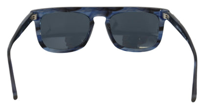 Dolce &amp; Gabbana Blue DG4288 Vollrand-Sonnenbrille aus Acetat