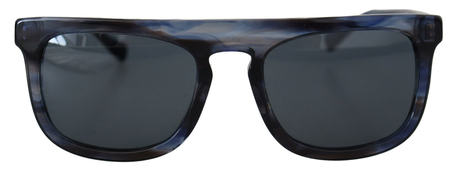 Dolce &amp; Gabbana Blaue DG4288F Acetat-Vollrand-Sonnenbrille