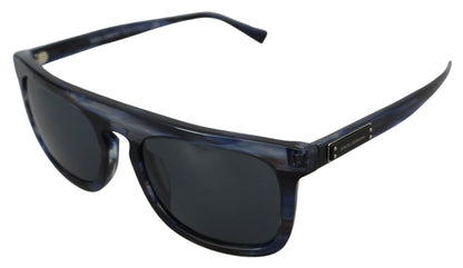 Dolce &amp; Gabbana Blaue DG4288F Acetat-Vollrand-Sonnenbrille