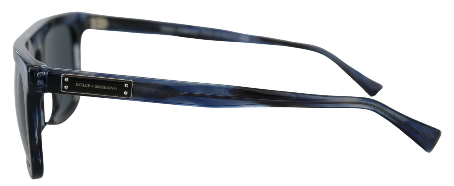 Dolce &amp; Gabbana Blaue DG4288F Acetat-Vollrand-Sonnenbrille