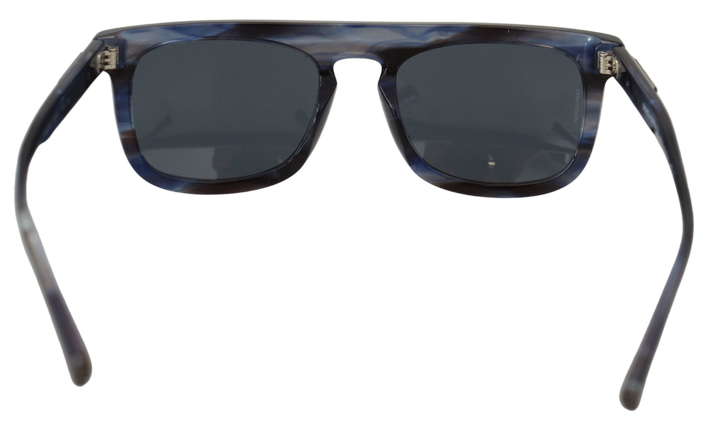 Dolce &amp; Gabbana Blaue DG4288F Acetat-Vollrand-Sonnenbrille