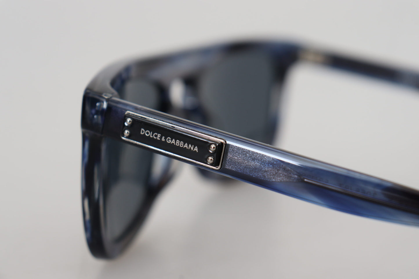 Dolce &amp; Gabbana Blaue DG4288F Acetat-Vollrand-Sonnenbrille