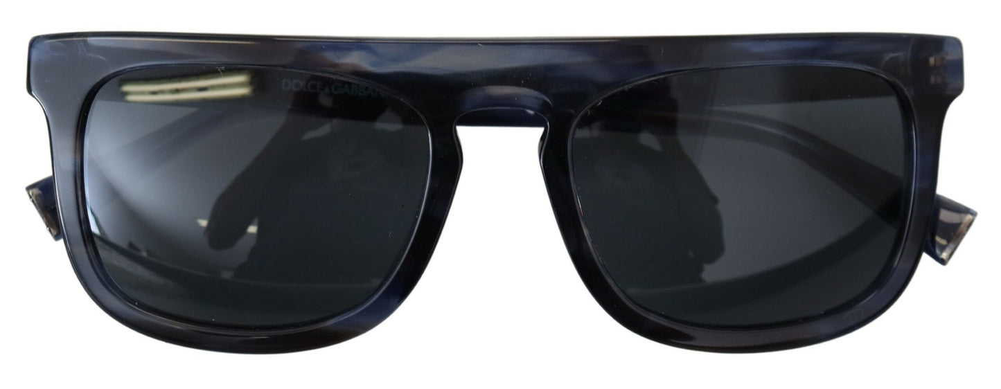 Dolce &amp; Gabbana Blaue DG4288F Acetat-Vollrand-Sonnenbrille