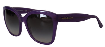 Dolce &amp; Gabbana Lila Acetat Quadratische Vollrand-Sonnenbrille DG4240