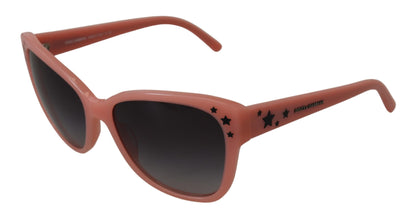 Dolce &amp; Gabbana DG4124 Sonnenbrille mit rosa Acetatrahmen und Sternenverzierung