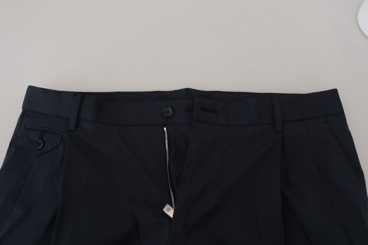 Blaue, formelle Chino-Hose aus Baumwolle von Dolce &amp; Gabbana