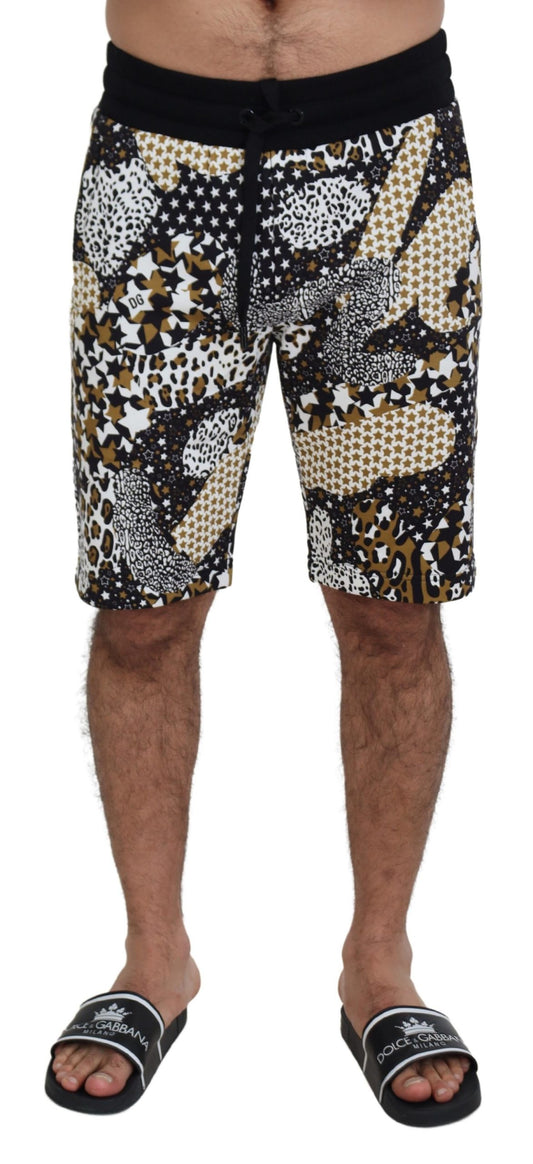 Mehrfarbige Bermudashorts aus Baumwolle von Dolce &amp; Gabbana