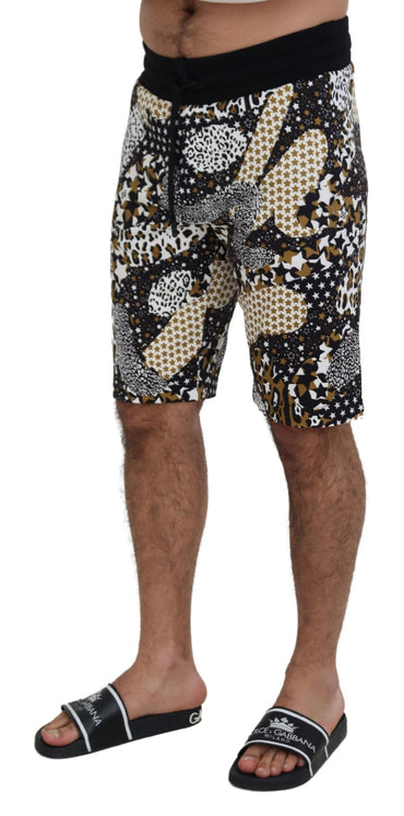 Mehrfarbige Bermudashorts aus Baumwolle von Dolce &amp; Gabbana