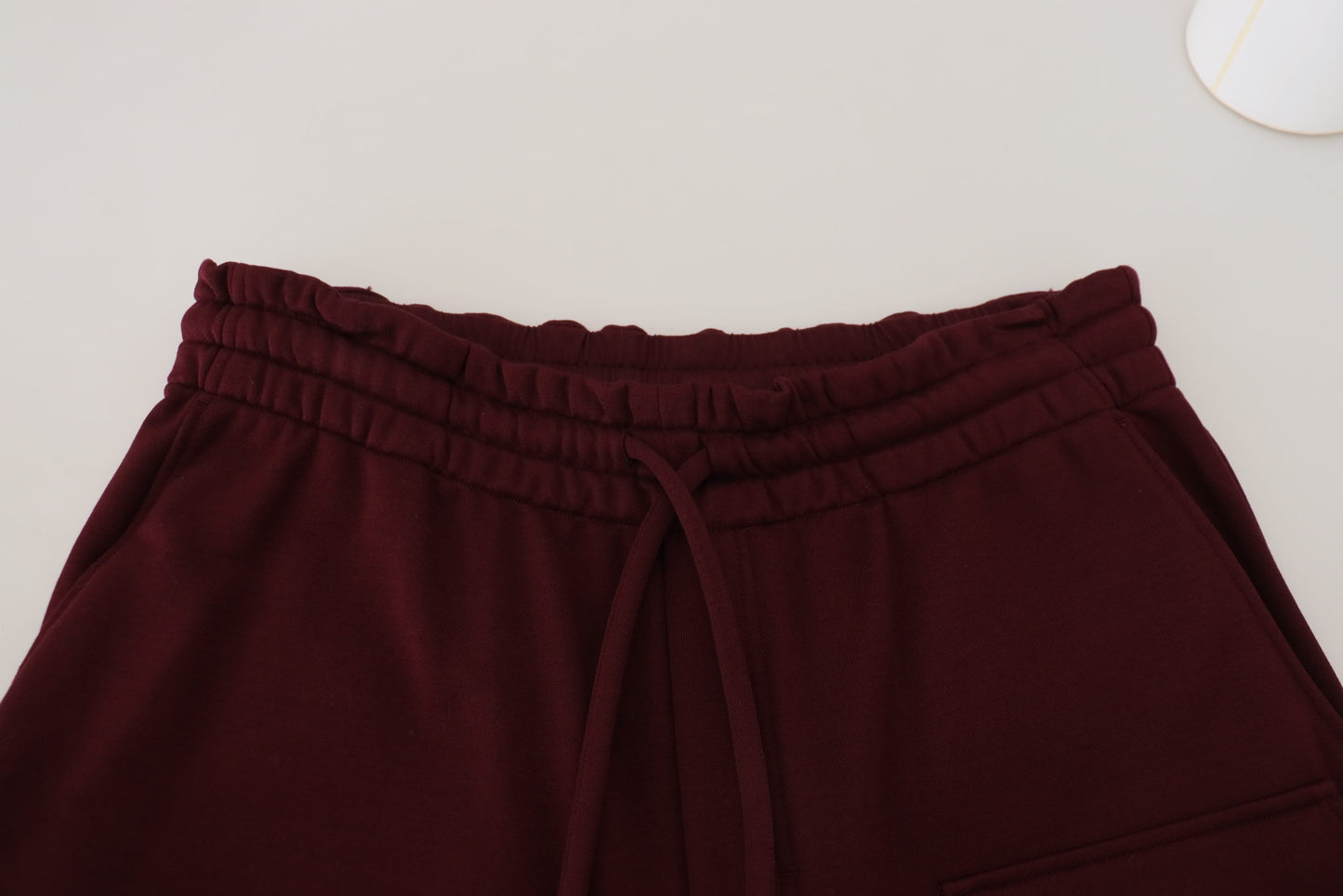 Dolce &amp; Gabbana Maroon Bermuda Cargo Herren Shorts