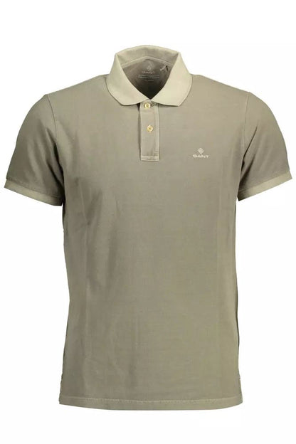 Gant Elegant Short-Sleeved Green Polo