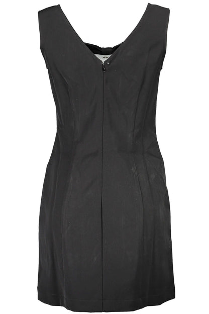 Guess Jeans Elegant Sleeveless Contrast Detail Dress