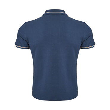 Corneliani Elegant Blue Italian Cotton Polo Shirt