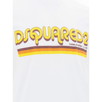 Dsquared² Sleek Gray Cotton Tee for Men