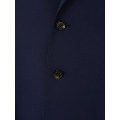 Colombo Elegant Blue Cashmere Jacket