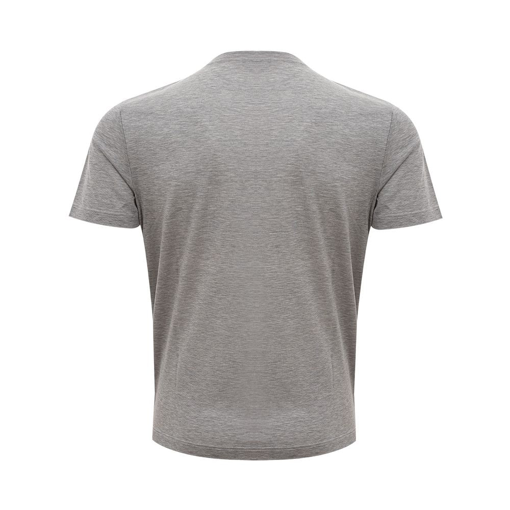 Gran Sasso Refined Cotton Tee in Gray