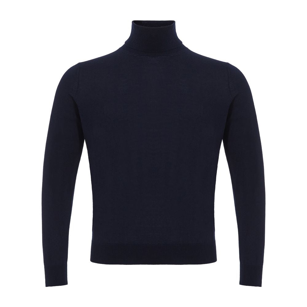 Colombo Elegant Cashmere Men's Blue Sweater