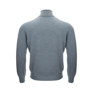 Gran Sasso Elegant Cashmere Gray Men's Sweater