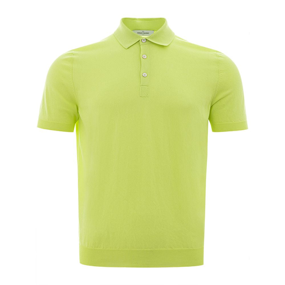 Gran Sasso Sunny Elegance Italian Cotton Polo Shirt