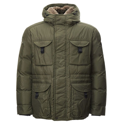 Peuterey Sleek Green Polyamide Jacket for Men