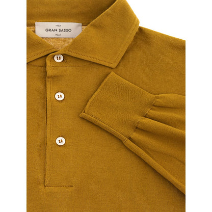 Gran Sasso Sunshine Elegance Italian Cotton Polo Shirt