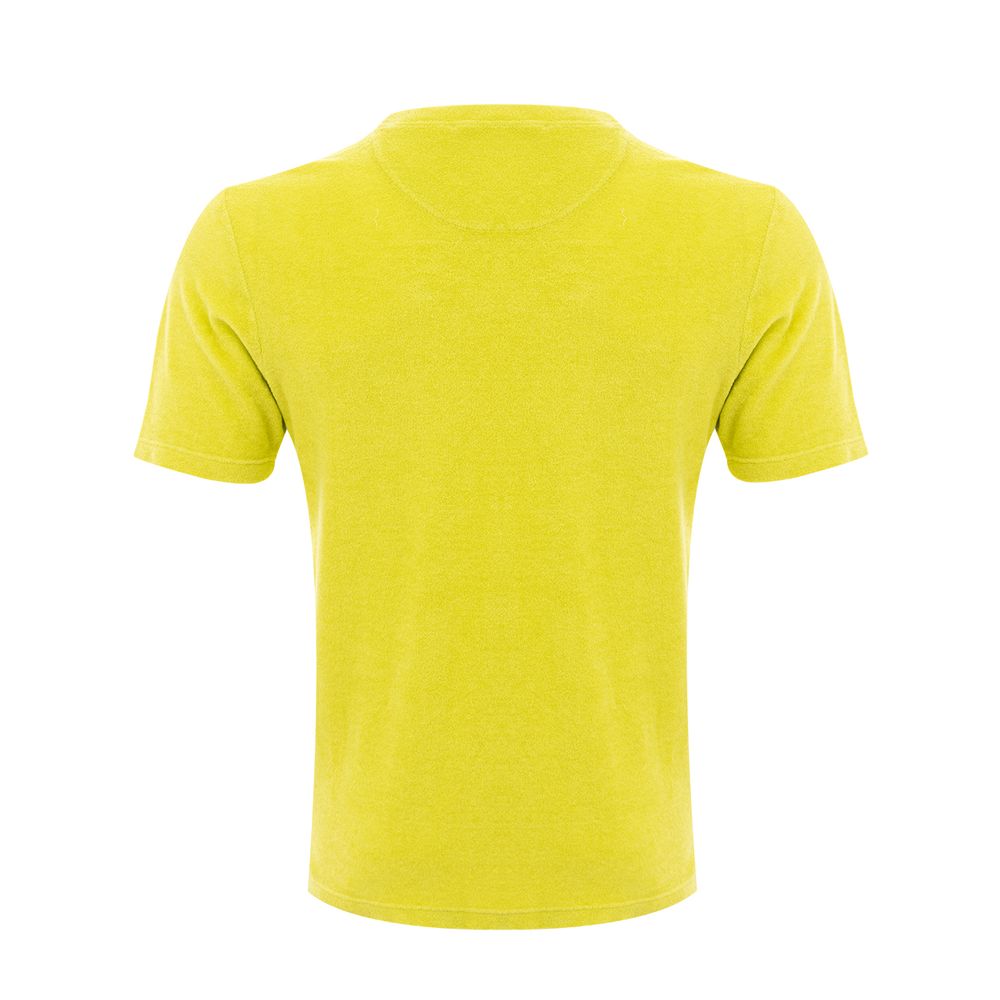 Gran Sasso Sunshine Yellow Cotton Tee for Men