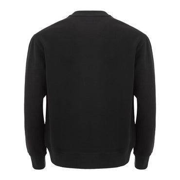 Versace Jeans Sleek Black Cotton Sweater for Men