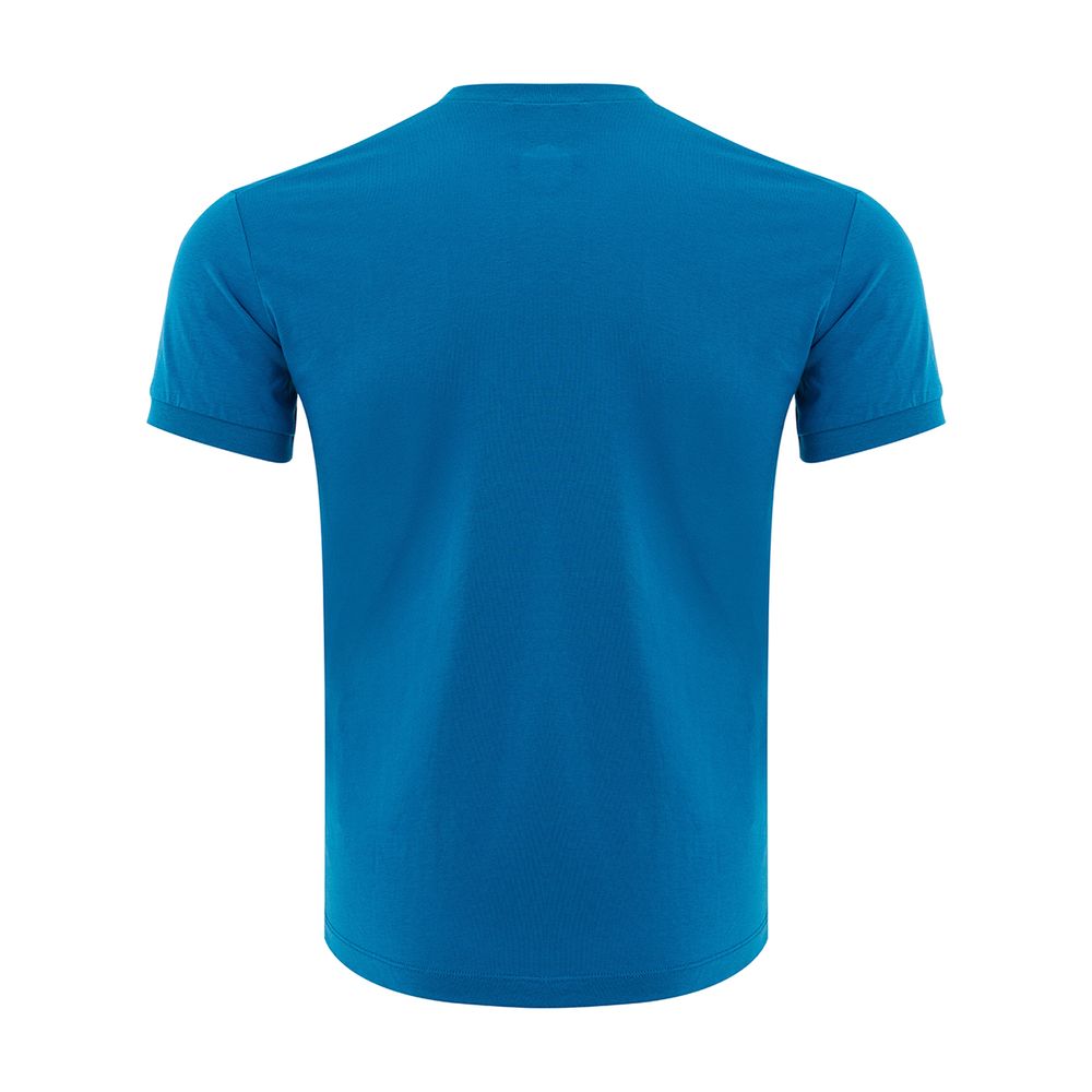 Dsquared² Chic Blue Cotton Crew Neck Tee