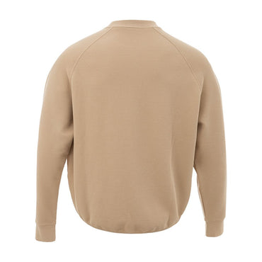 Armani Exchange Beige Cotton Sweater for Men