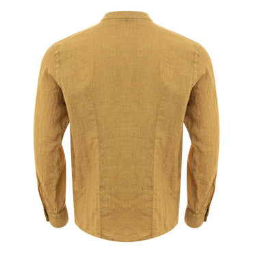 Gran Sasso Gold Linen Elegance Men's Shirt