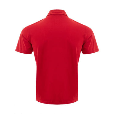 Gran Sasso Elegant Cotton Polo in Ravishing Red