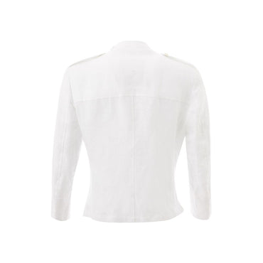 Sealup Pristine White Italian Linen Jacket