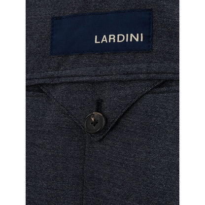 Lardini Elegant Gray Wool Jacket for Sophisticated Men