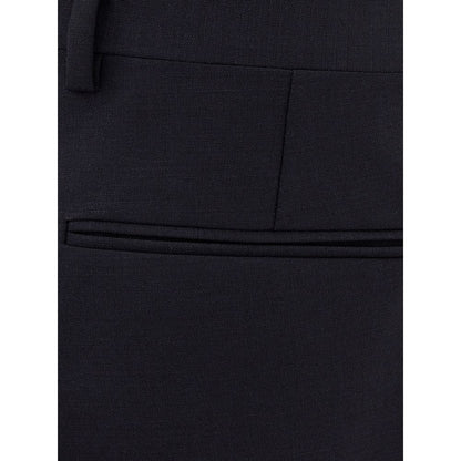 Valentino Elegant Blue Wool Trousers for Men