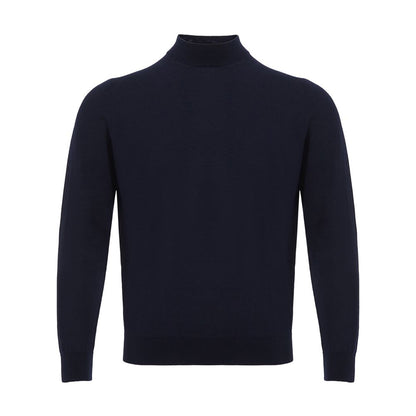 Colombo Elegant Cashmere Blue Sweater for Men