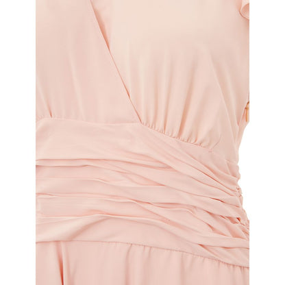 Lardini Elegant Pink Acetate Dress