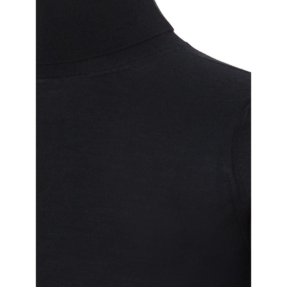 Colombo Italian Cashmere Luxury Black Sweater