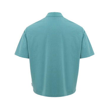 Armani Exchange Chic Light Blue Cotton Polo Shirt